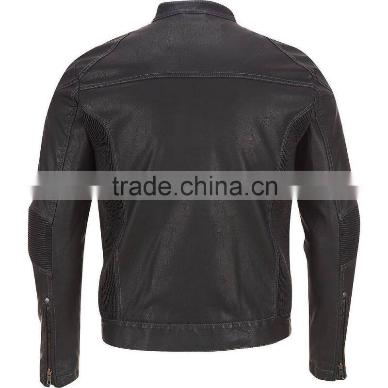 Top Brand Men Blazer Wholesale Price Punk Style Fashion Coat XXL Cheap Leather Jacket