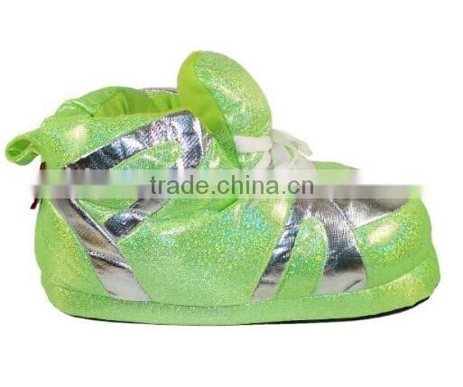 2016 winter women's sneaker slipper,Machine Wash,polyester,1" Foam Rubber Bottom, No Skid Bottoms