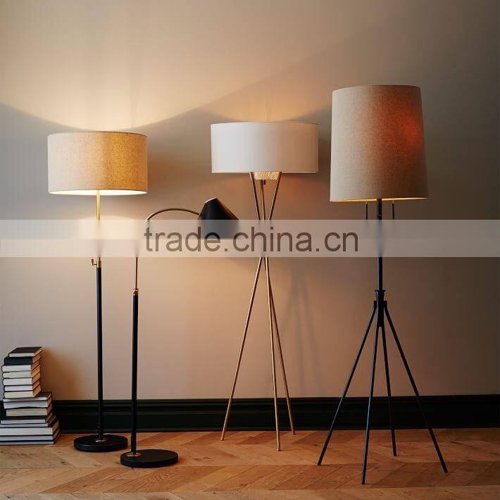 0705-13 a slim profile and flat Modern metal Antique Bronze Telescoping Floor Lamp