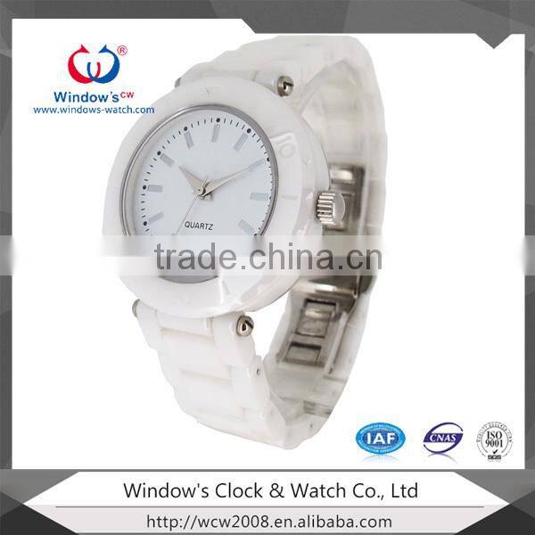 New Arrvial Vogue wholesale Fashion band Ceramic Watch