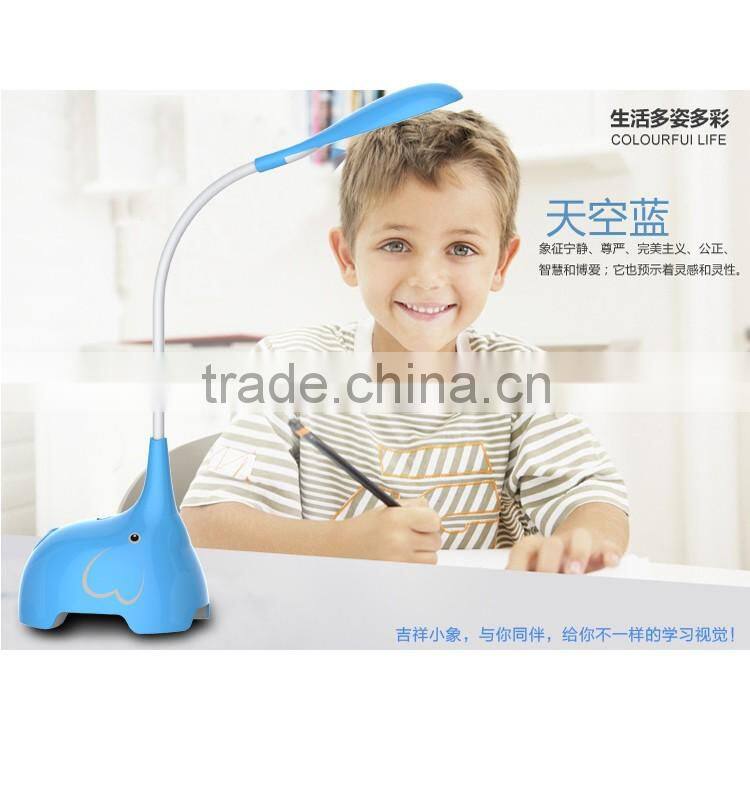 elephant cartoon rechargeable led table lamp