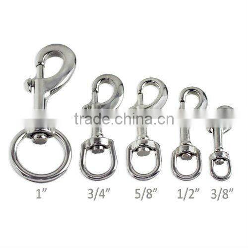 1/2" Steel Swivel Bolt Snap Hook