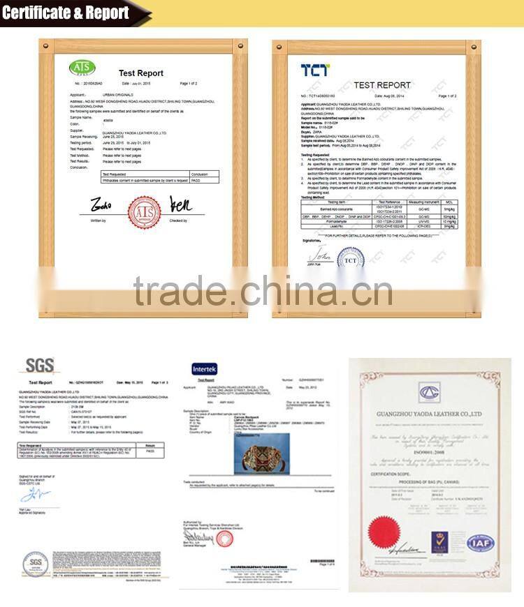 2016 Fashionable cotton canvas sublimation tote bag for shopping