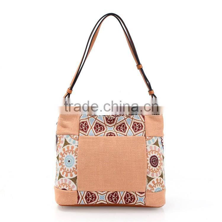 ANGEDANLIA boho gypsy tribal bag Women Cotton Fabric Shoulder bag bolsos boho hippie