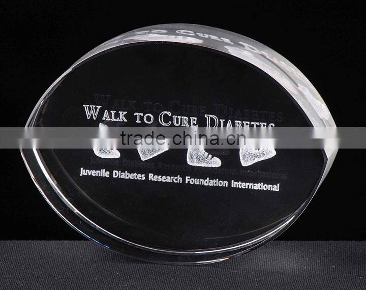 Acrylic crystal paper weight