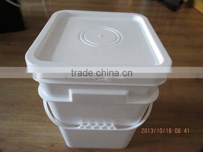 Multi-function Pail With Lid Plastic Rectangular Bucket