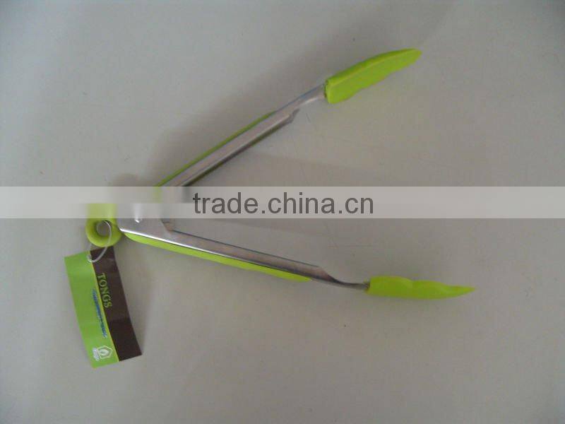 Silicone Tong With Stainless Steel