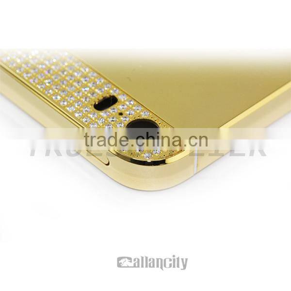 for iphone 5 24k gold plating back cover