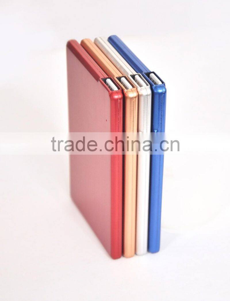 OEM/ODM 2600mah ultra slim power bank popular promotional gift 2016