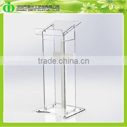 DDL-0057 Trade Assurance Alibaba China Supplier Wholesale Podium Acrylic Lectern