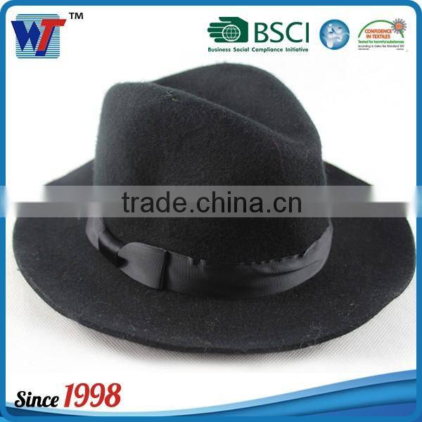 Cotton fedora mountain man felt hat wholesale felt hat