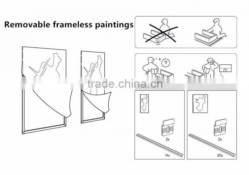 CS02 Modern Home Decoration Handmade Scenery Oil Painting On Canvas