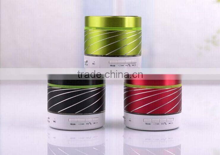 LED Color Light Loudspeaker Wireless Mini Portable Bluetooth Speaker 2015 With Hand-free Called With TF Card