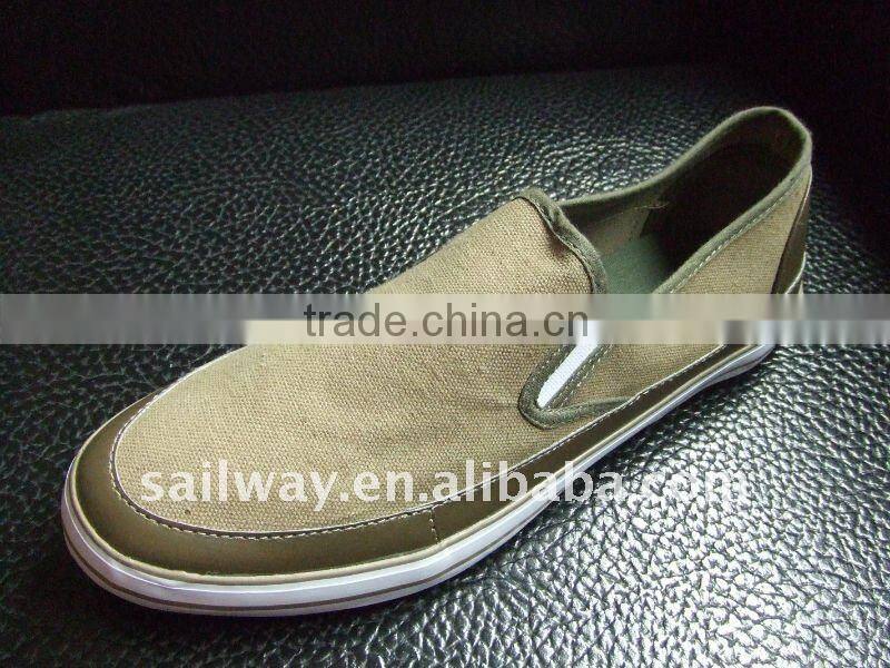 2011 Collection Khaki vulcanized shoes men's casual shoe all sizes Sneaker Manufacturer in China Export to US