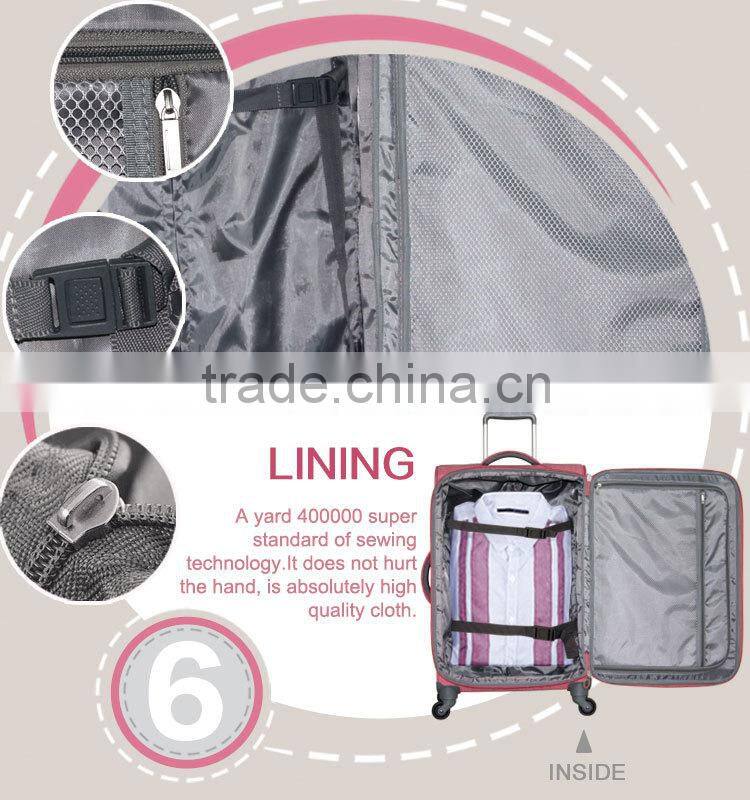2016 new style ladies travel bags and eminent luggage price for wholesale