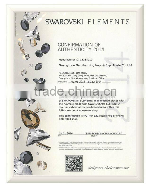 Elegant long chain glass bottle necklace Crystal 10478