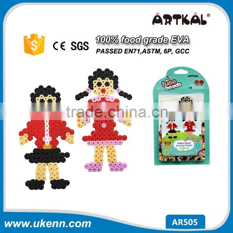 2016 newest EVA plastic original 2.6mm fused perler beads