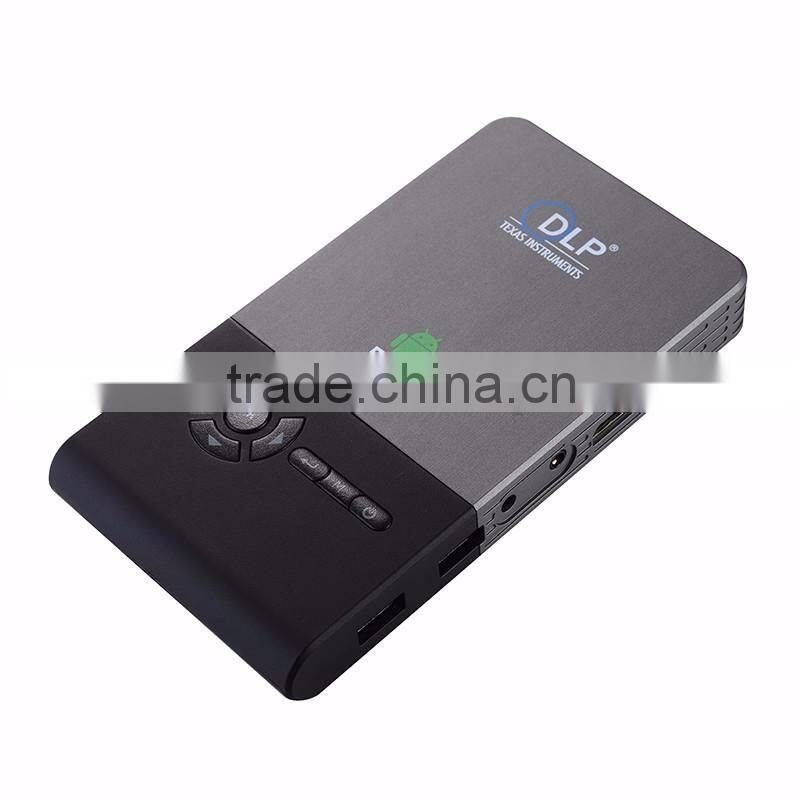 New arrival Android 4.4 OS 15000 hours 1G 8G Digital Projector Android C2 Projector