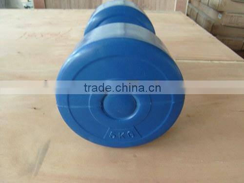 8LB plastic dumbbell
