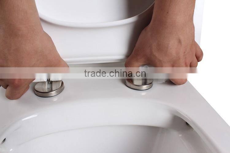 euro toilet seat with soft closing hinges
