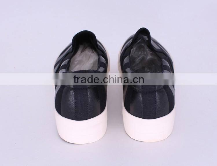 striped printed upper rubber sole platform slip on women sneakers cheap casual canvas shoes 2016, shoes women ladies