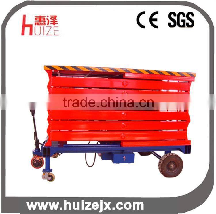 cheap price 300kg 7m hydraulic scissor lift platform