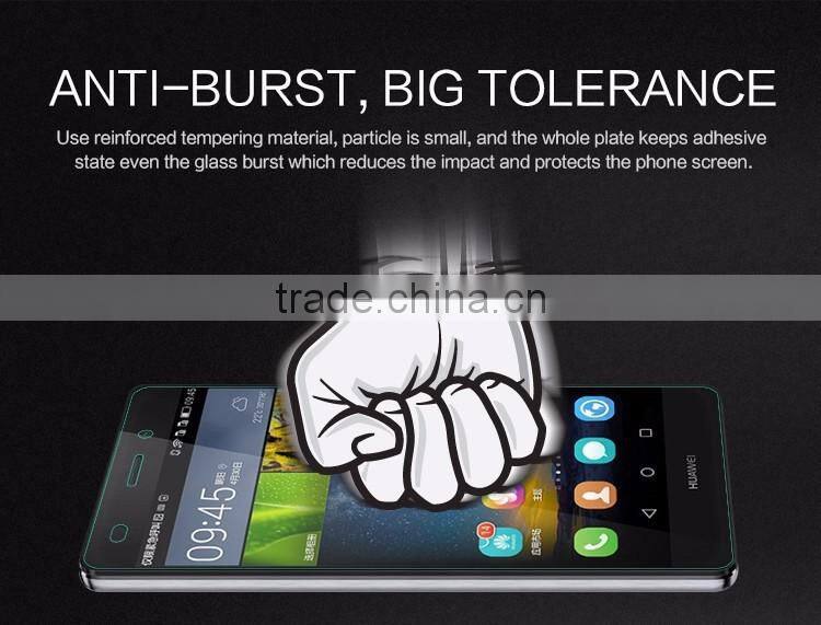 hotsale high transparency anti-glare tempered glass screen protector for Huawei P8