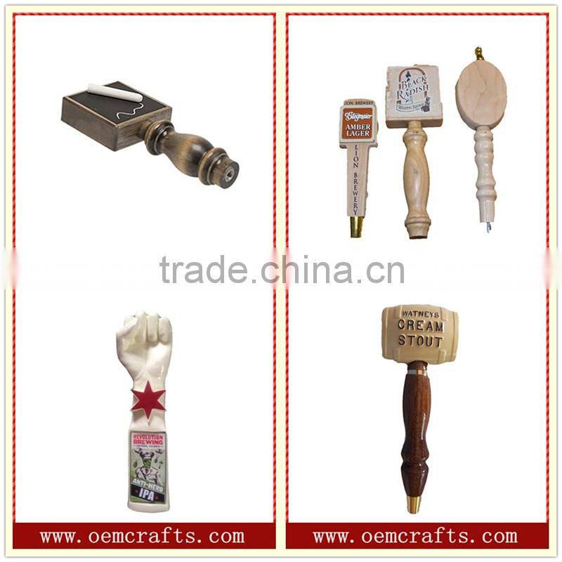 Decorative deer horn handmade Resin wine tap handle