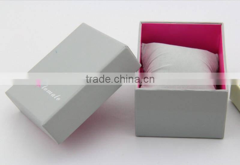 2016 Custom Logo Cheap Printed Small Paper Cardboard Jewelry Box / Ring Box / Necklace Box / Bracelet box wholesale