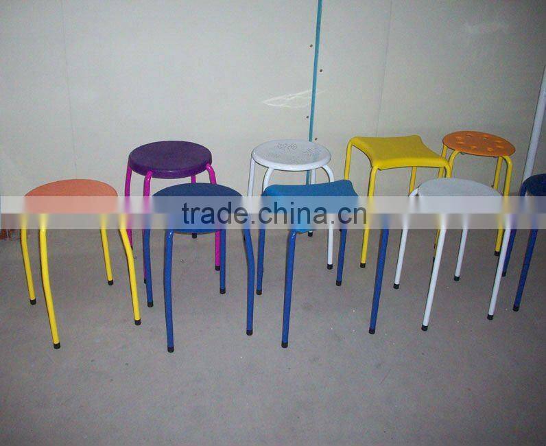Round Stack Metal Stool