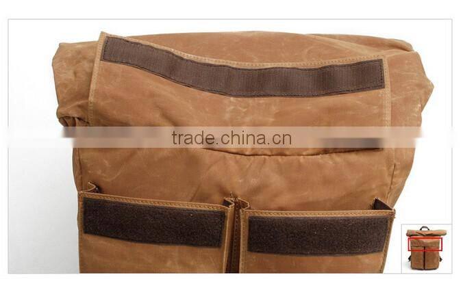 Custom design top grain vintage leather backpack bag outdoor backpack