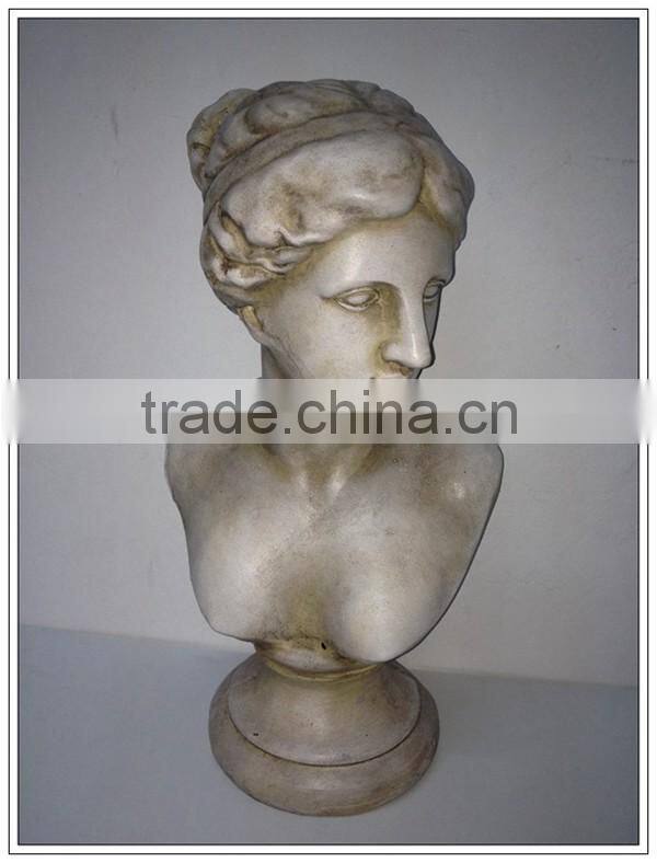 Garden decoration history famous statues, figurine bust