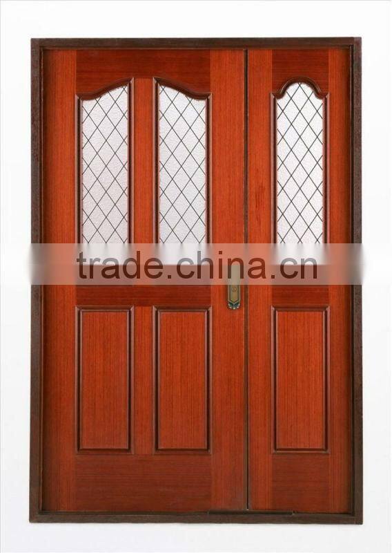 Euro exterior wooden glass door design