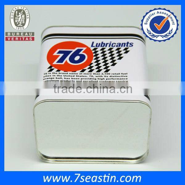 Easy open lid metal oil tin can