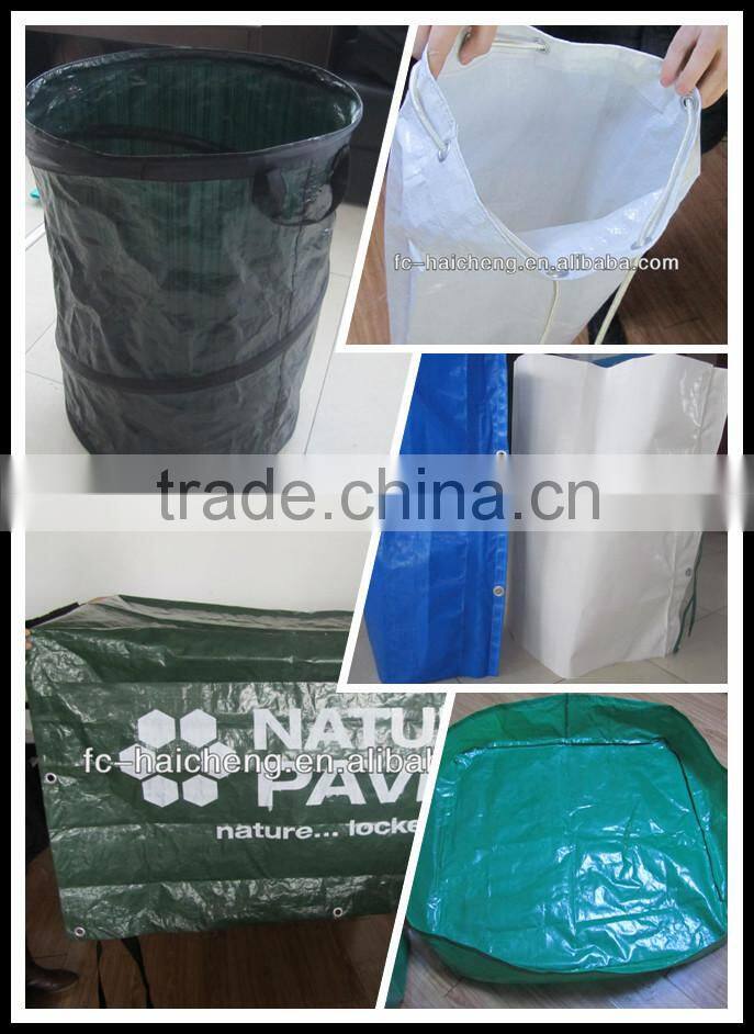 Market stall cover white blue PE canvas tarpaulin shade sail