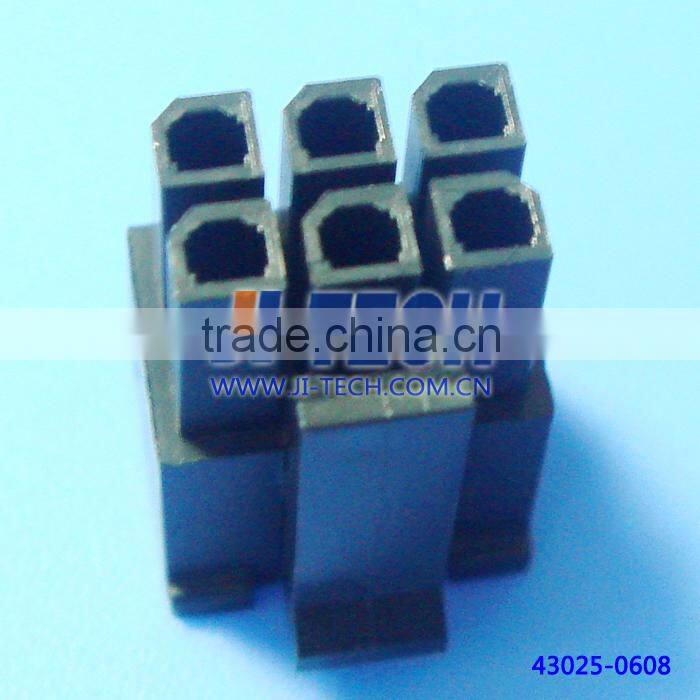molex 3.0mm pitch 6 pin 43025 series 43025-0608 wire to wire wire to board connector
