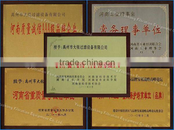 Short circle time small hydraulic filter press