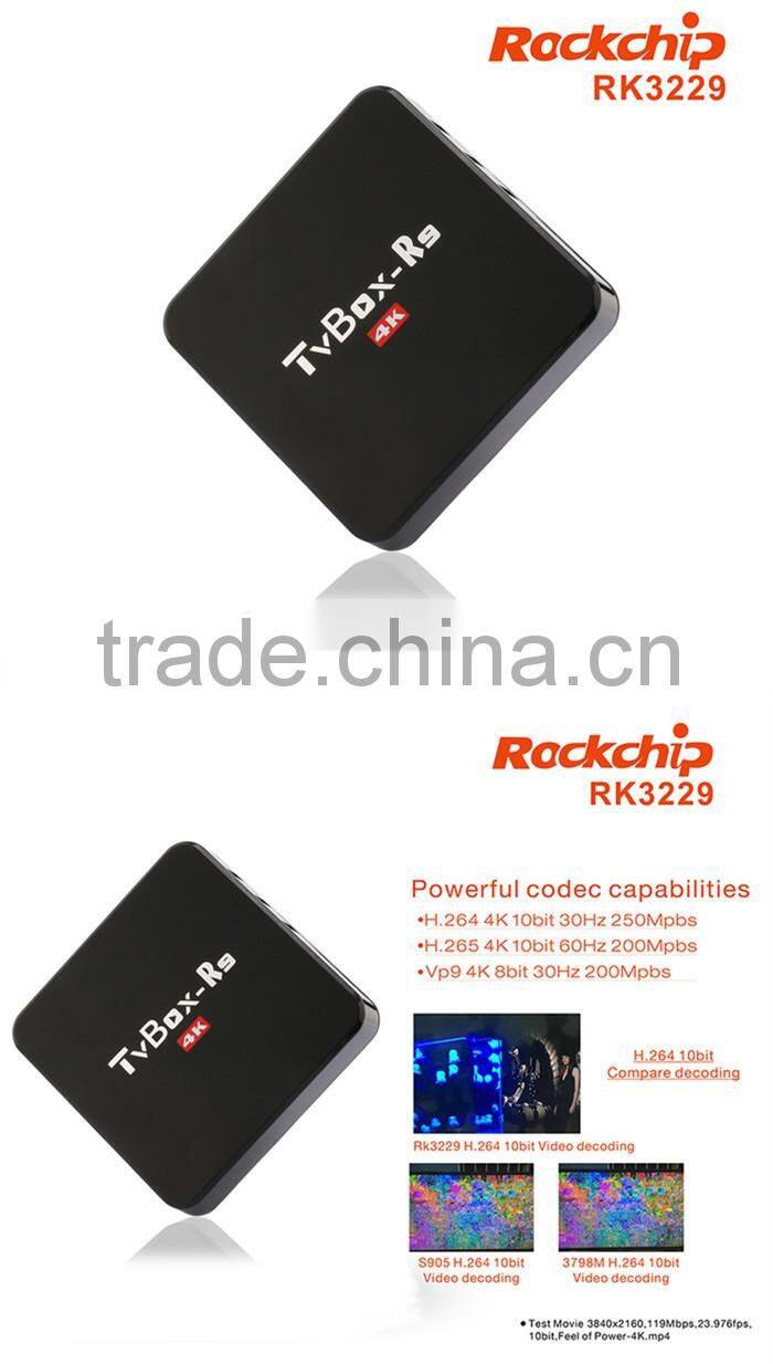 R9 High Definition Network Set Top Box RK3229 Quad Core 4K 1GB+8GB Android TV Box Europe Arabic Afrique Usa French IPTV