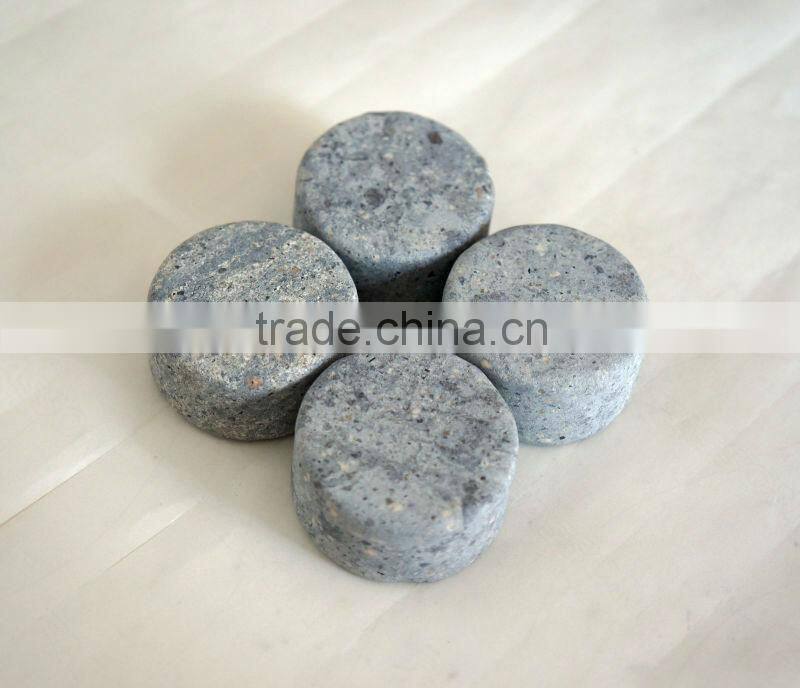 Wholesale round whisky stone | whiskey disk | granite ice cube whisky stone