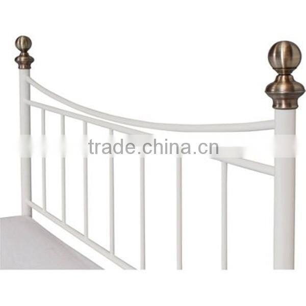 modern iron king bed furniture for bedroom