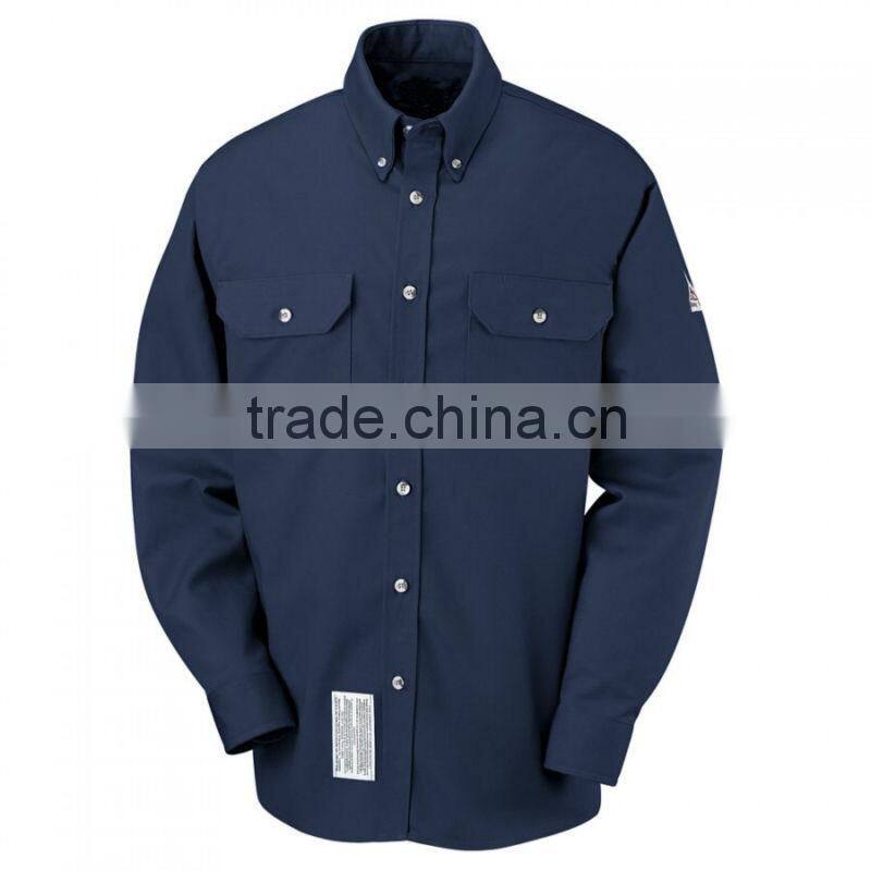 UL Certificated Fireproof Long sleeve shirt for welder FR fabric