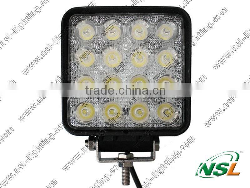 High Power EMC 48W LED Work Light for Tractors and Vehicles