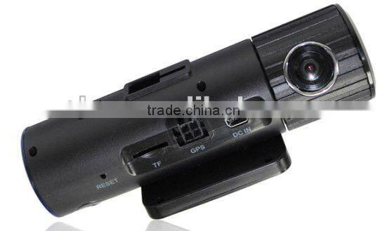 GPS Car Black Box with Dual Lens + G-Sensor + GPS + IR Light RLDV-262