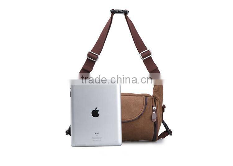 Male Canvas Waist Bag Outdoor Sport Single Shoulder Bag Casual Travel Bag