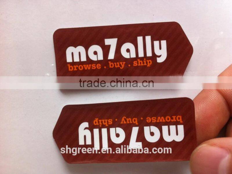 250gsm waterproof adhesive paper sticker for glass