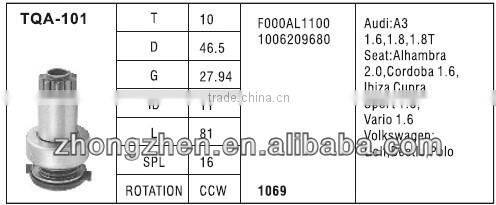 zhongzhen starter drive TICH Volkswagen