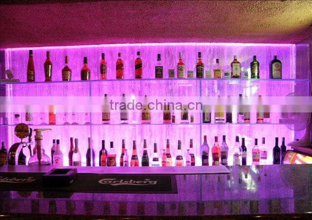 Bar Decorative Bubble Back Bar, Wine Holder. LED Luminated Color changing