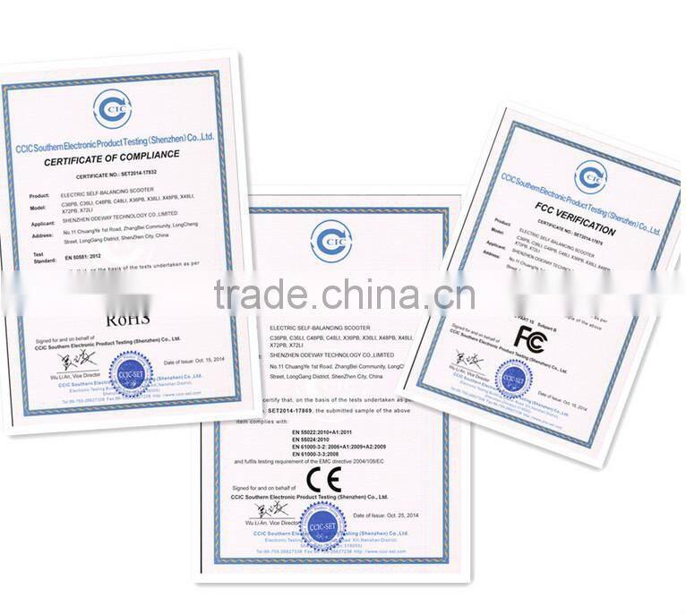 36v/13.2Ah SAMSUNG BATTERY Folding Electric Skateboard scooter with Li-ion Battery (Model: T36 / T36-H)