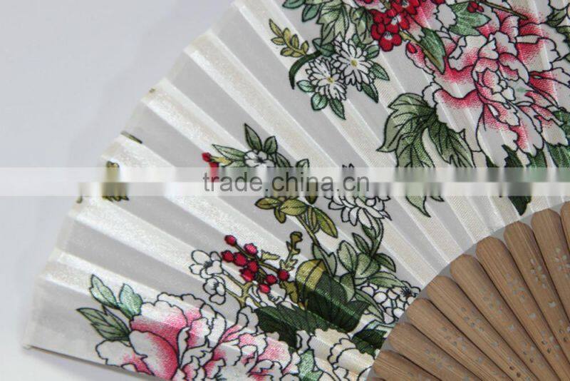 craft silk fan ladies hand fan