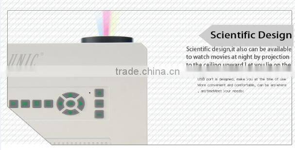 New mini projector UC30 mobile power supply power 1080p support lcd projector movie projector new mini 150lumens projector